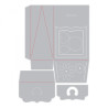 Thinlits Die Set 6 pz - Box Favor with Bracket Flap 662804