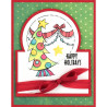 Stampendous Perfectly Clear Stamps Deck Your Home