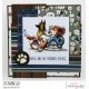 Stamping Bella Cling Stamp Tiny Townie Daphme & Her Dogs