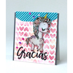 Picket Fence Studios Stamp Set Sympathetic Unicorn