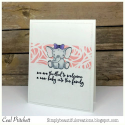 Picket Fence Studios Stamp Set Jungle Babies