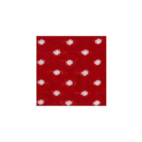 Tubolare Rosso a pois bianchi 30x8cm