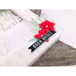 MODASCRAP CLEAR STAMPS MSTC 3-021 - CHRISTMAS FLOWER