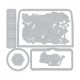 Framelits Die Set 7 pz with Stamps - Envelope Liners Mini 663151