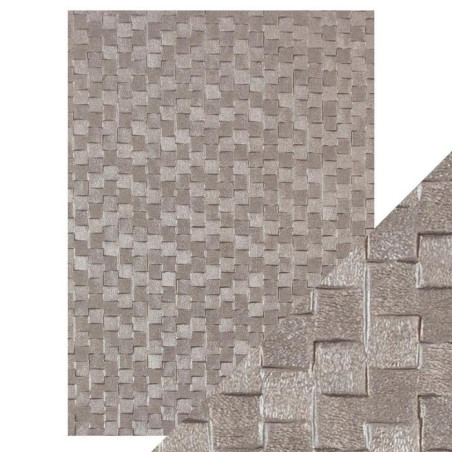 Tonic Studios Hand Crafted Cotton Paper Pewter Slates A4 150gsm