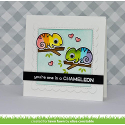 Lawn Fawn Die Stitched Scalloped Square Frames