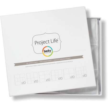 Project Life Photo Pocket Pages Big Variety Pack 60pag