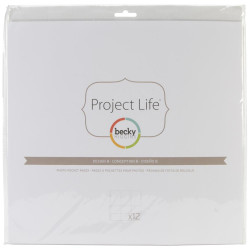 Project Life Photo Pocket Pages Design A 12pag