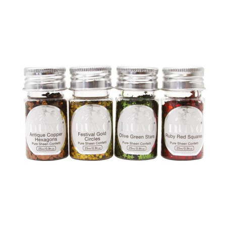 Nuvo Pure Sheen Jingle Bells Confetti