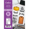 Crafter's Companion A6 Rubber Stamp - Time to Travel