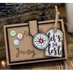 Crafter's Companion A6 Rubber Stamp - Time to Travel