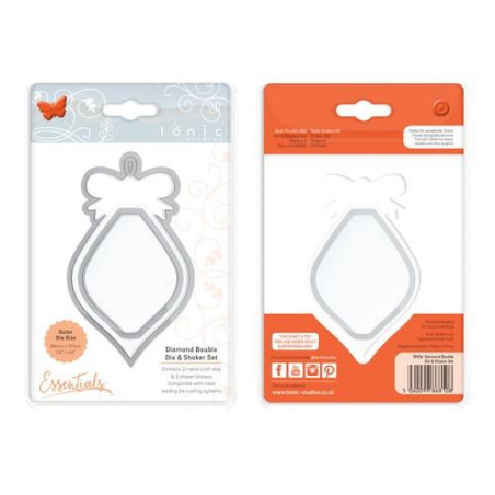 Tonic Studios Diamond Bauble Die & Blister Shaker Set