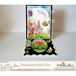 Polkadoodles Bee Nice Sentiments Clear Stamps