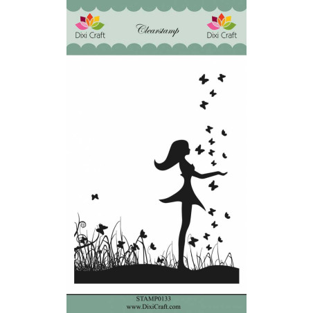 Dixi Craft Girl Clear Stamp