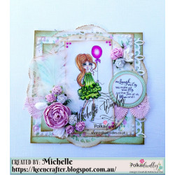 Polkadoodles Ruby Celebrations Clear Stamp