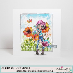 Polkadoodles Ruby Dog Days Clear Stamp