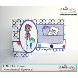Polkadoodles Ruby Dog Days Clear Stamp