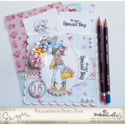 Polkadoodles Ruby Dog Days Clear Stamp