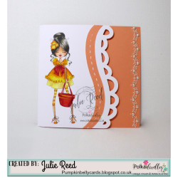 Polkadoodles Ruby Hey There Clear Stamp