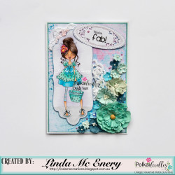 Polkadoodles Ruby Hey There Clear Stamp
