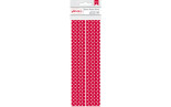 24 Paper Straws Crimson Dot