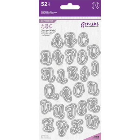Gemini Expressions Uppercase Alpha Set