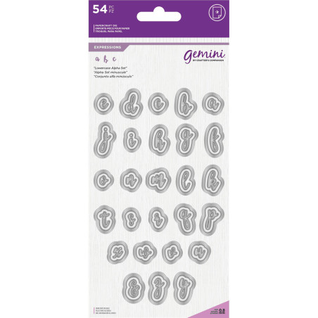 Gemini Expressions Lowercase Alpha Set
