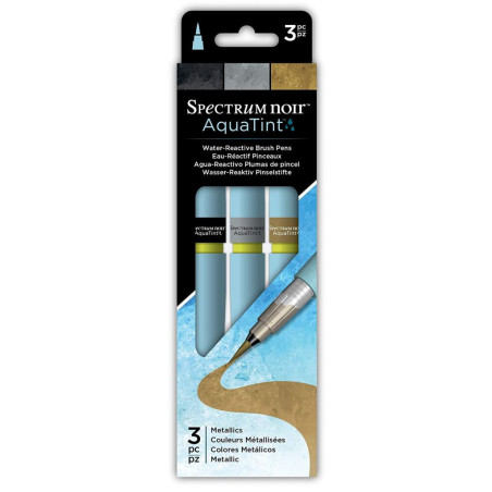 Spectrum Noir AquaTint Pens Metallics