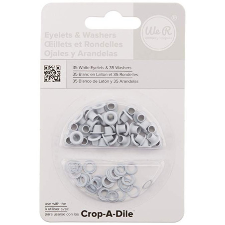 60 Eyelets & Washer Standard White We R
