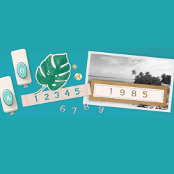 We R Memory Keepers Numbers & Symbols Punch Board
