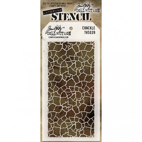 Tim Holtz Layered Stencil Crackle