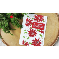 Tim Holtz Layered Stencil Poinsettia