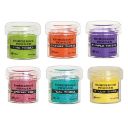 Ranger Embossing Powder Raspberry Tinsel