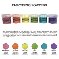 Ranger Embossing Powder Raspberry Tinsel