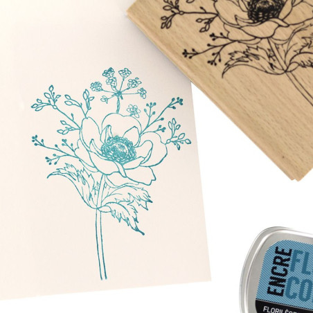 Florileges Timbro montato BOUQUET DES CHAMPS