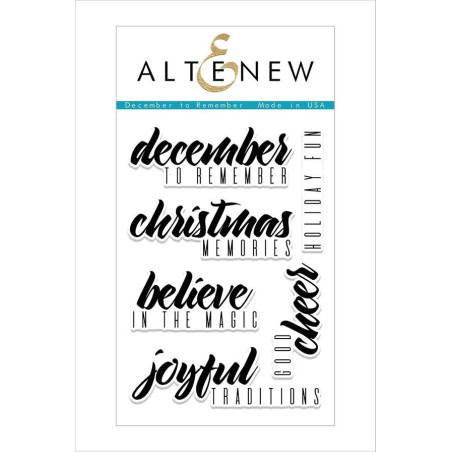 Altenew December to Remember Stamp Set
