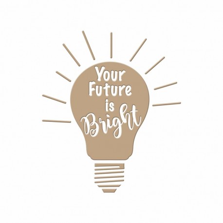 Spellbinders Your Future is Bright Hot Foil Plate