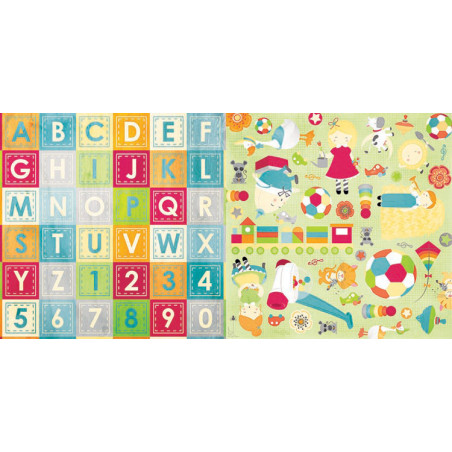 Bo Bunny Toy Box Imagine Cardstock 30x30cm
