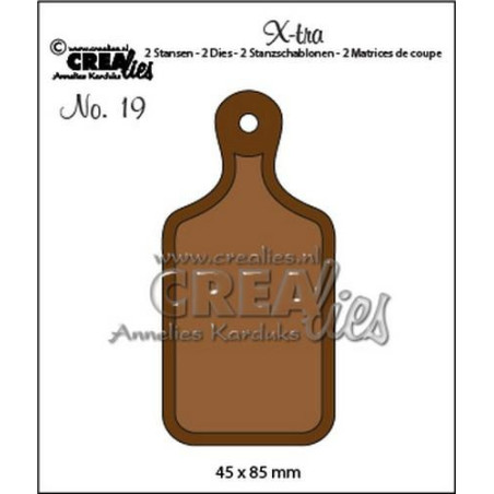 Crealies X-tra no 19 Bread Board SMALL