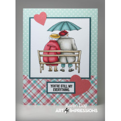 Art Impressions Clear Stamps Love Birds