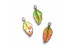 Metal Charms Leaves 3