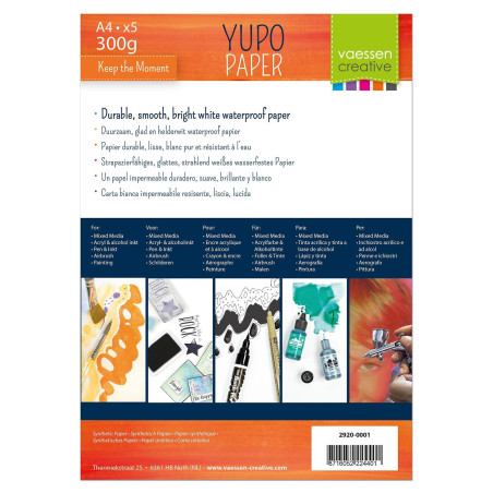 Yupo Paper White 5 fogli A4
