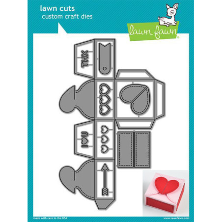 Lawn Fawn Die Heart Treat Box