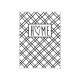 Embossing Folder Home with Diagonal Pattern Darice