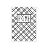 Embossing Folder Home with Diagonal Pattern Darice