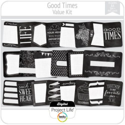 Project Life Value Kit GOOD TIMES 180 pezzi