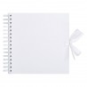 Scrapbook Album White 20x20cm