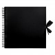 Scrapbook Album Black 20x20cm