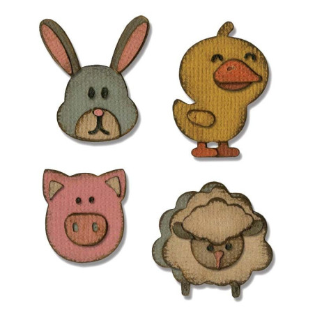 Thinlits Sidekick Side-Order Set Critters 664151