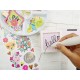 We R Memory Keepers Stitch Happy Stencil Kit Words 6pz